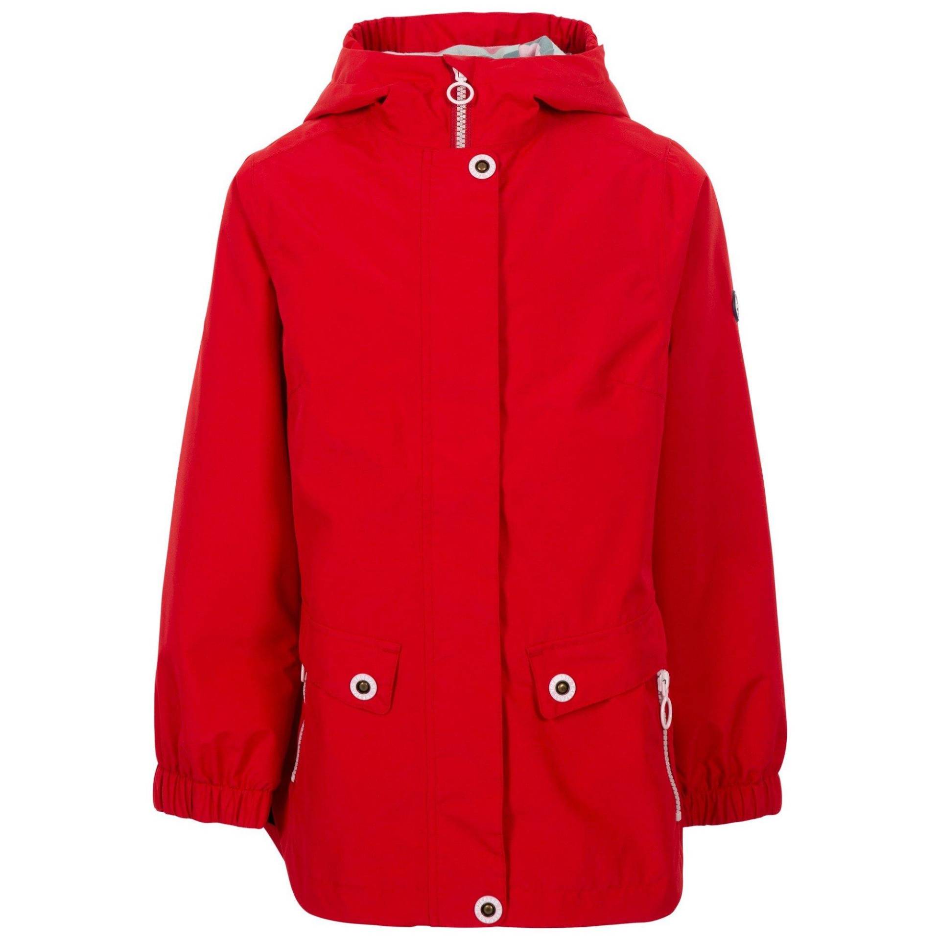 Flourish Jacke, Wasserfest Mädchen Rot Bunt 104 von Trespass