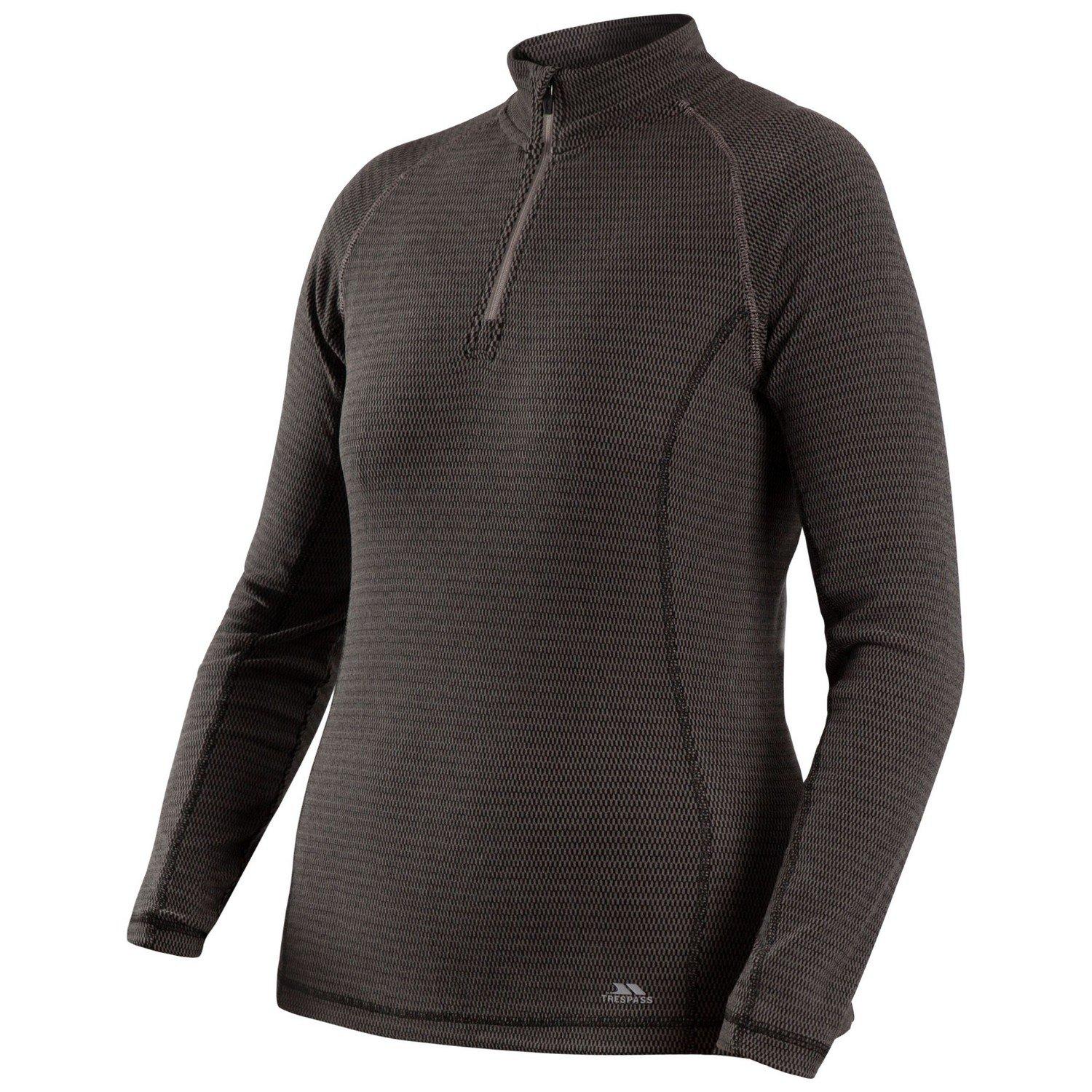 Gina Base Layer Oberteil Damen Schwarz S von Trespass