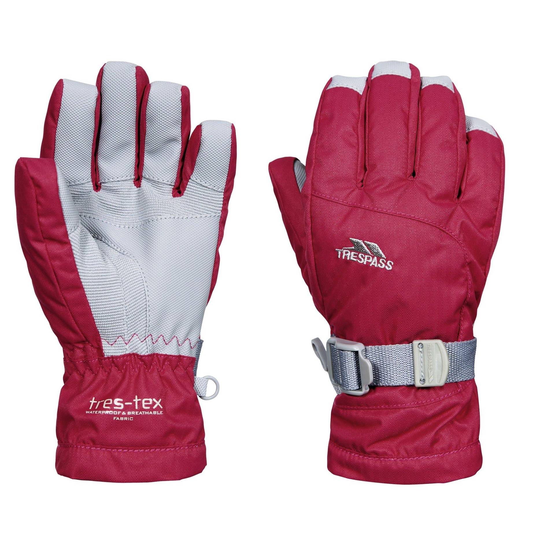 Handschuhe Simms, Wasserfest Jungen Schwarz 128-140 von Trespass