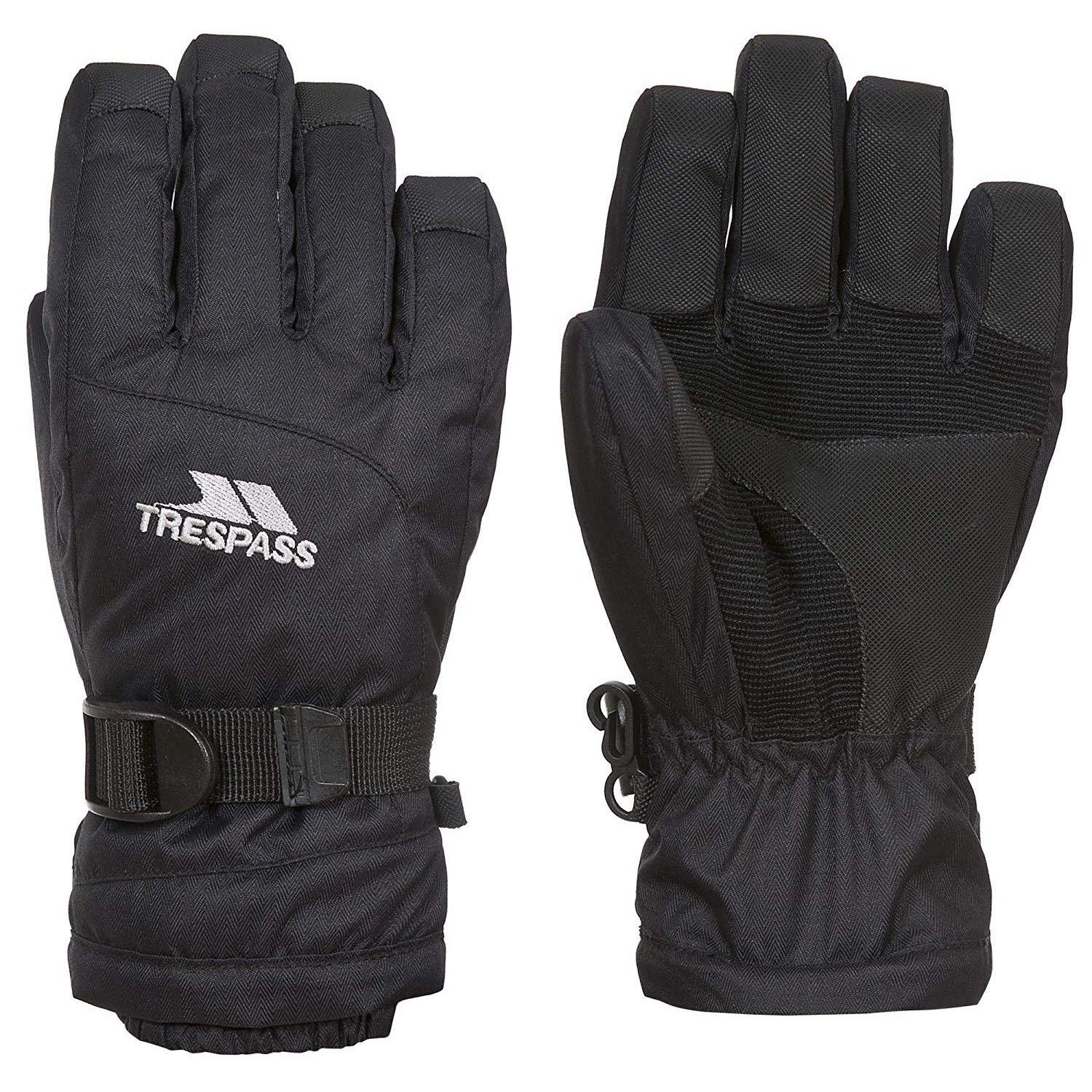 Handschuhe Simms, Wasserfest Jungen Schwarz 98-104 von Trespass