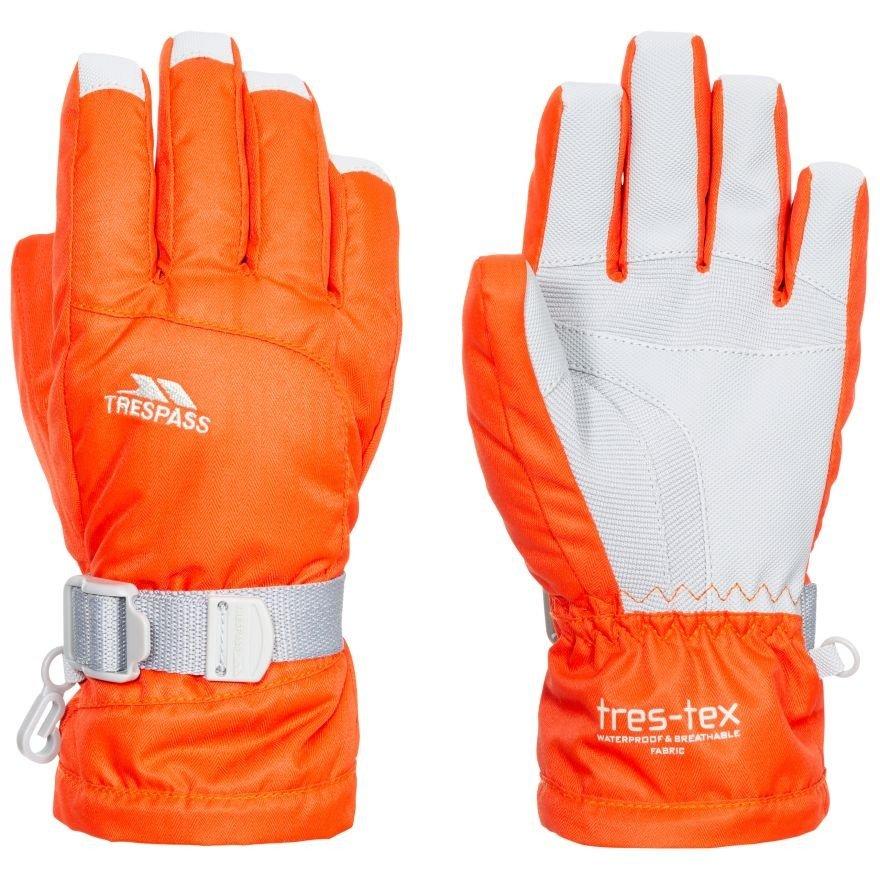 Handschuhe Simms, Wasserfest Mädchen Orange 128-140 von Trespass