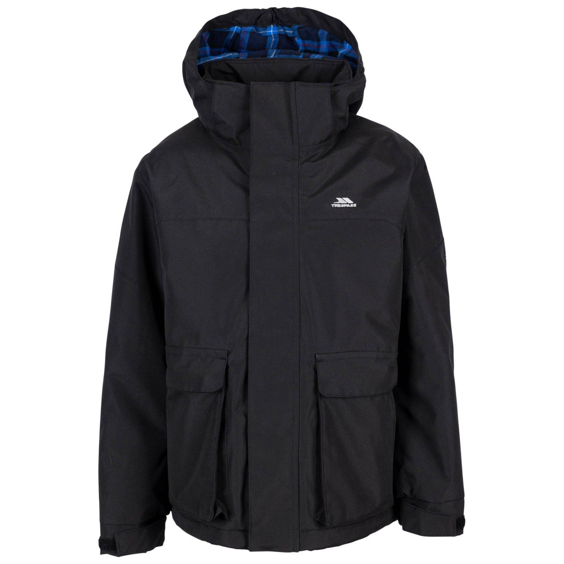 Lost Jacke, Wasserfest Jungen Schwarz 128 von Trespass