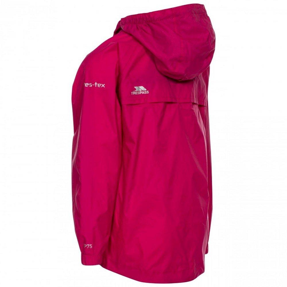 Qikpac Verstaubare Jacke Unisex Pink 3-4A von Trespass