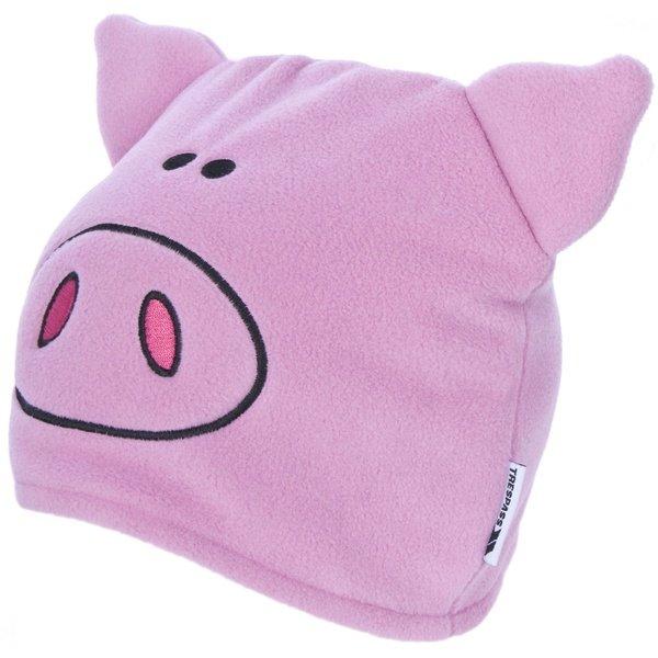 Beanie Mütze Oinky Pig Herren Lila 5-7A von Trespass