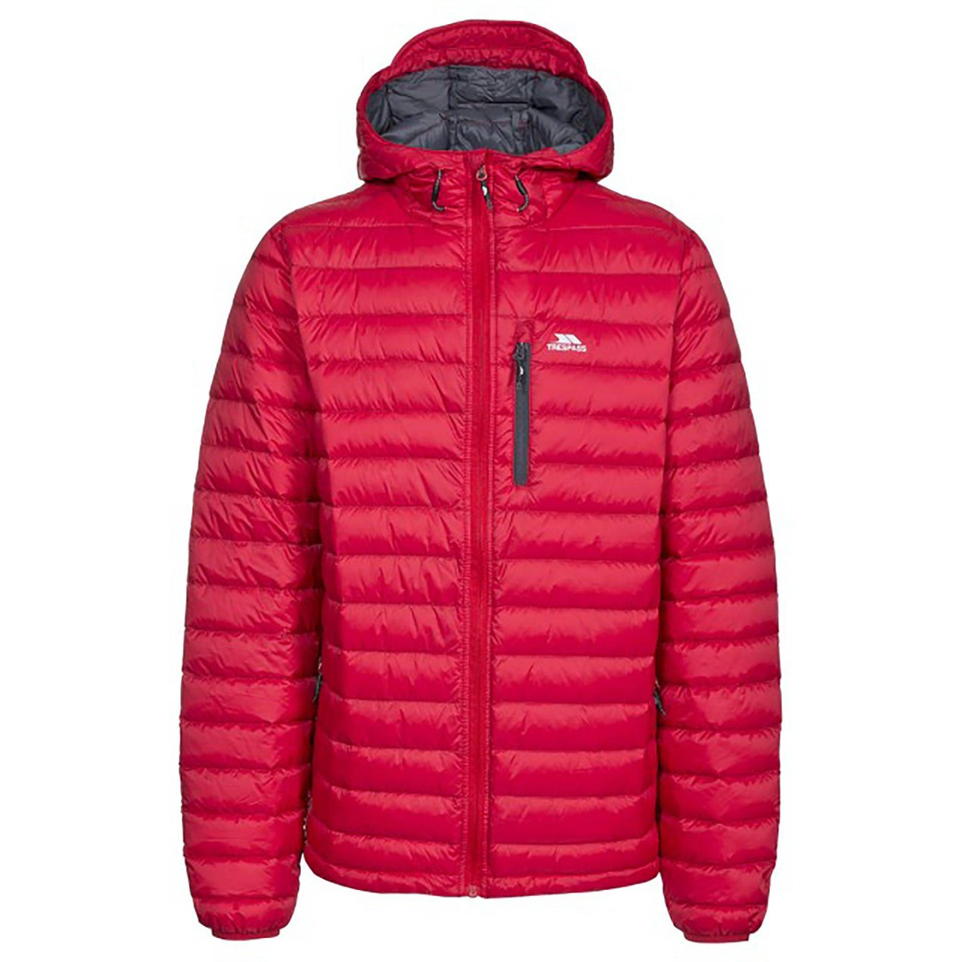 Daunenjacke Digby Herren Rot Bunt L von Trespass