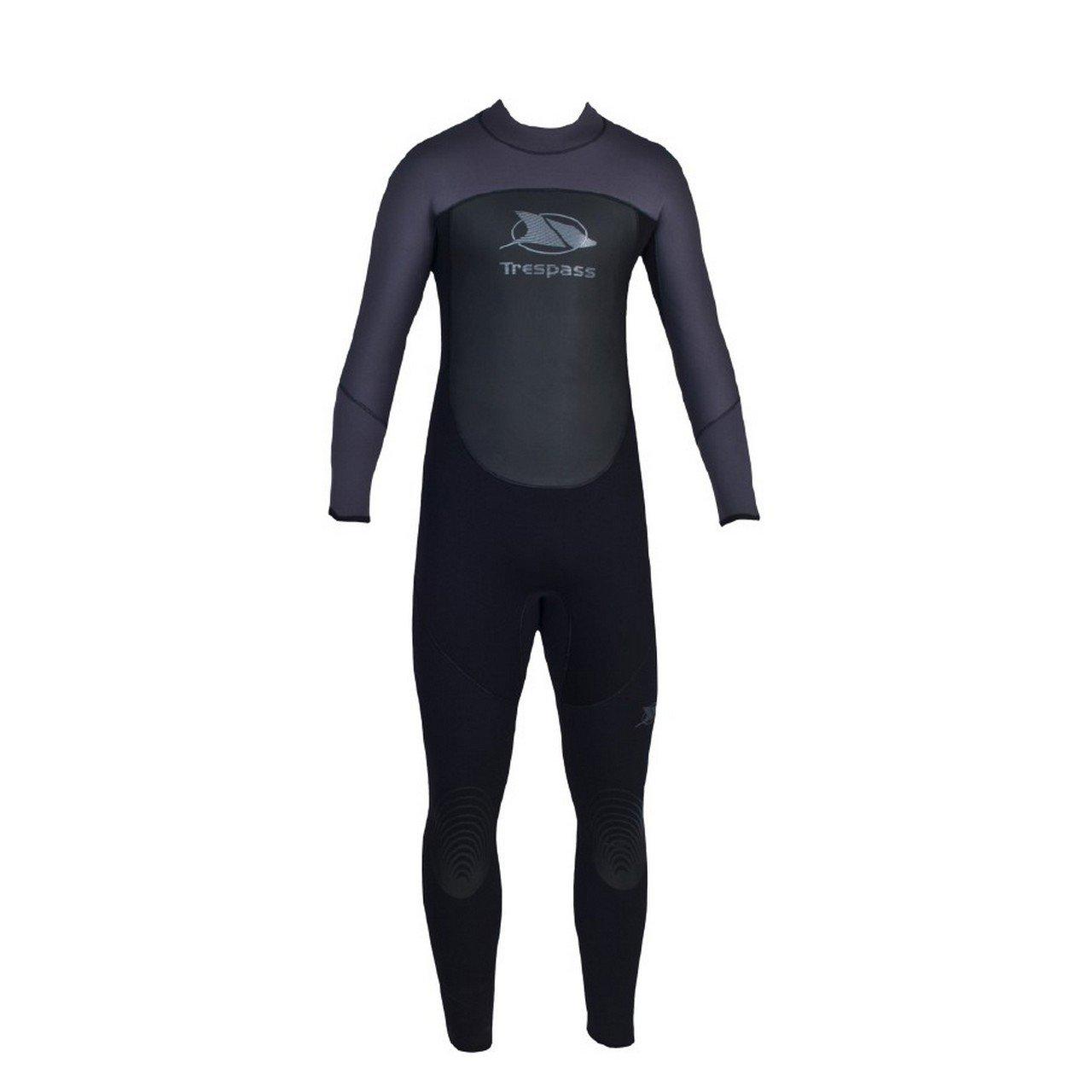 Diver 5mm Neoprenwetsuit Nassanzug Herren Schwarz S von Trespass