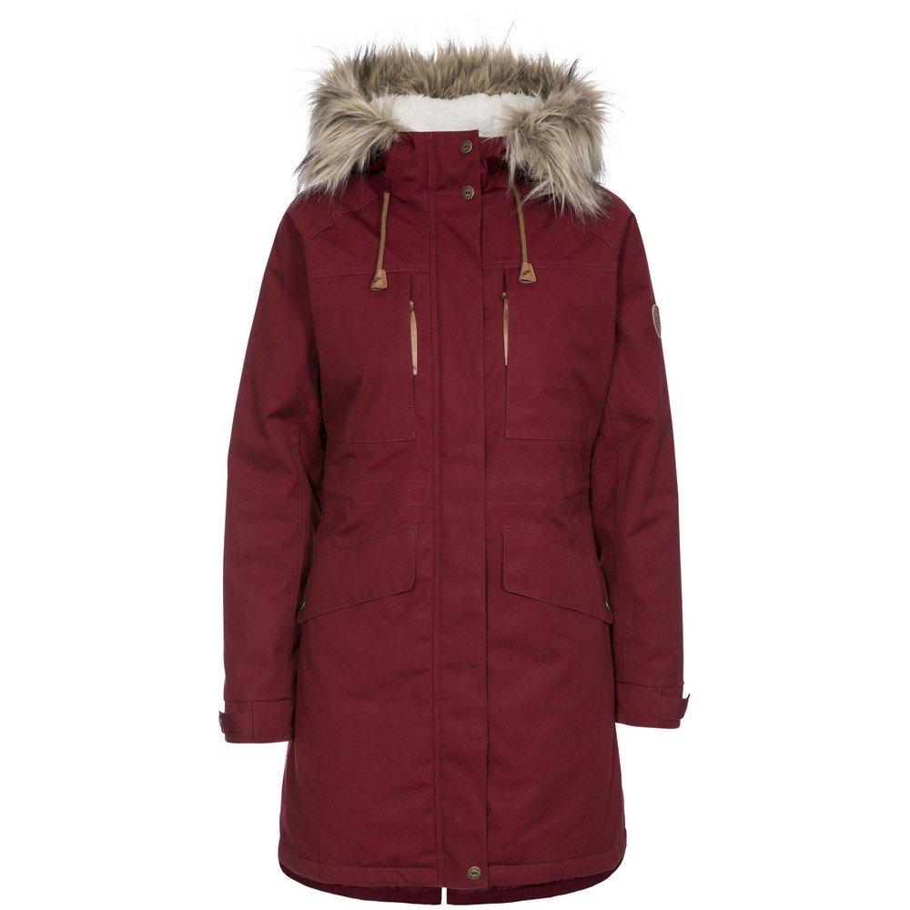 Parka Faithful Wasserfest, Mit Kapuze Damen Rot Bunt S von Trespass