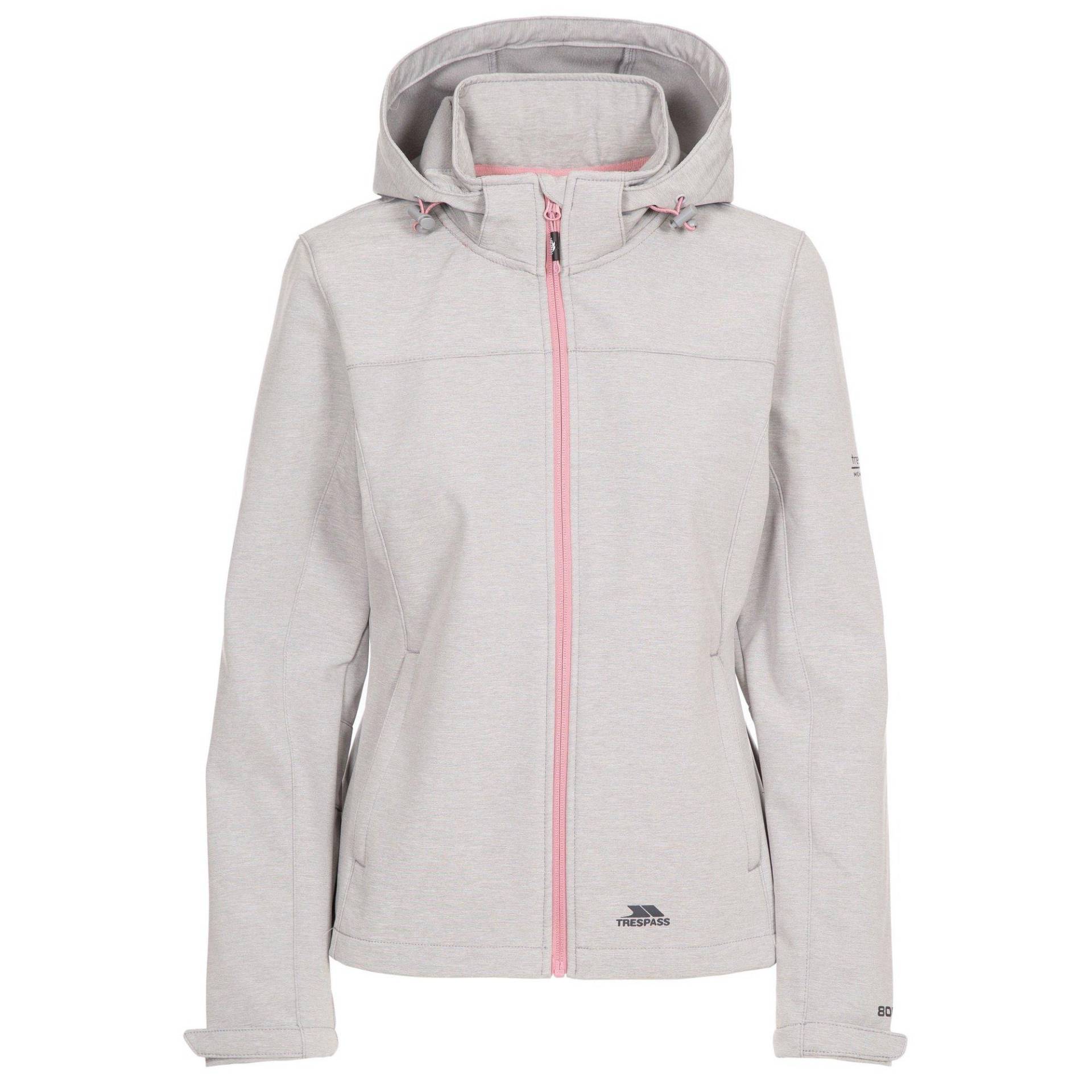 Softshelljacke Leah Damen Platin grau XS von Trespass