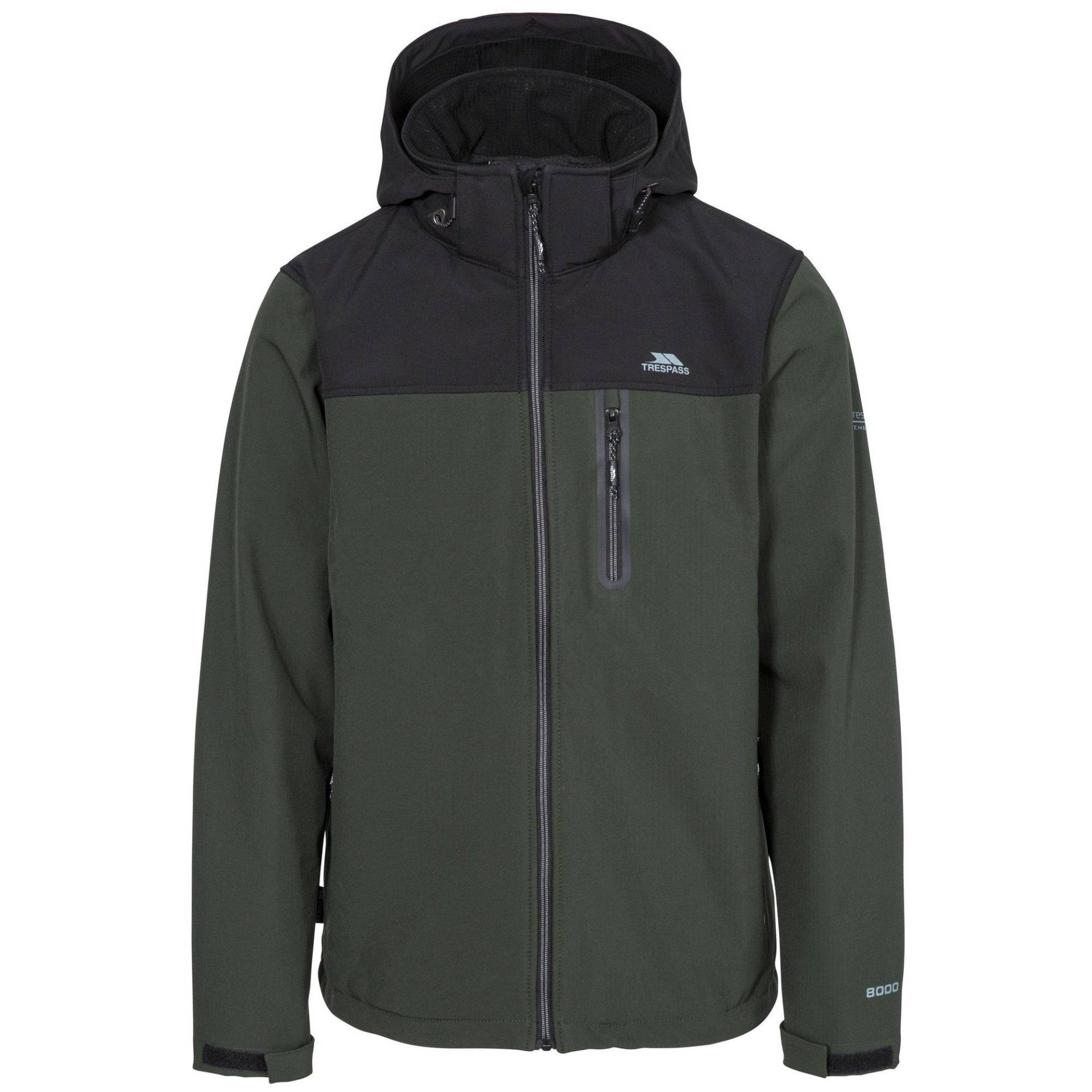 Softshelljacke Hebron Ii Herren Olivegrün XXS von Trespass