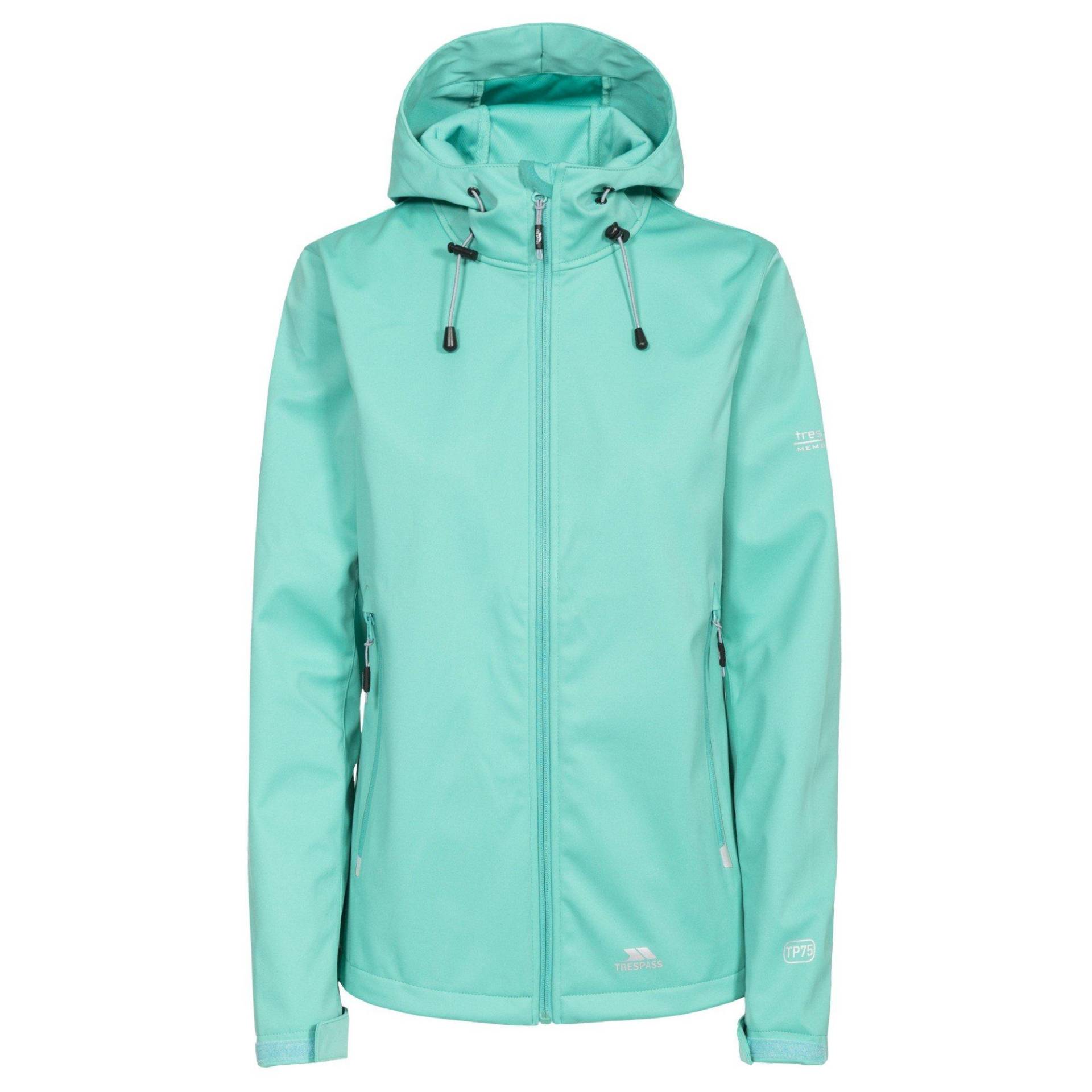 Marsa Wasserfeste Softshell Jacke Damen Blau XXS von Trespass