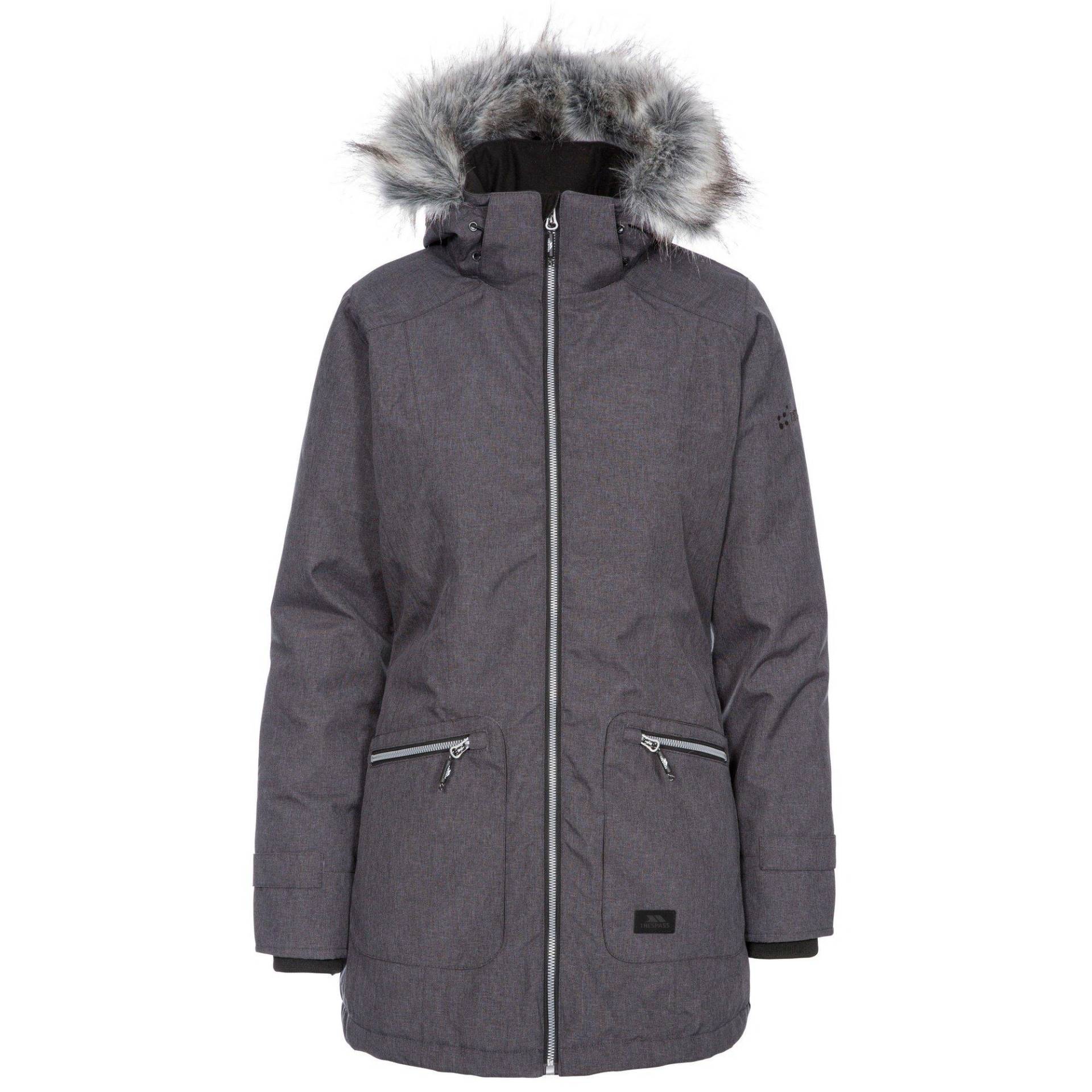 Outdoorjacke Daybyday Mit Kapuze, Wasserdicht Damen Taubengrau XXS von Trespass