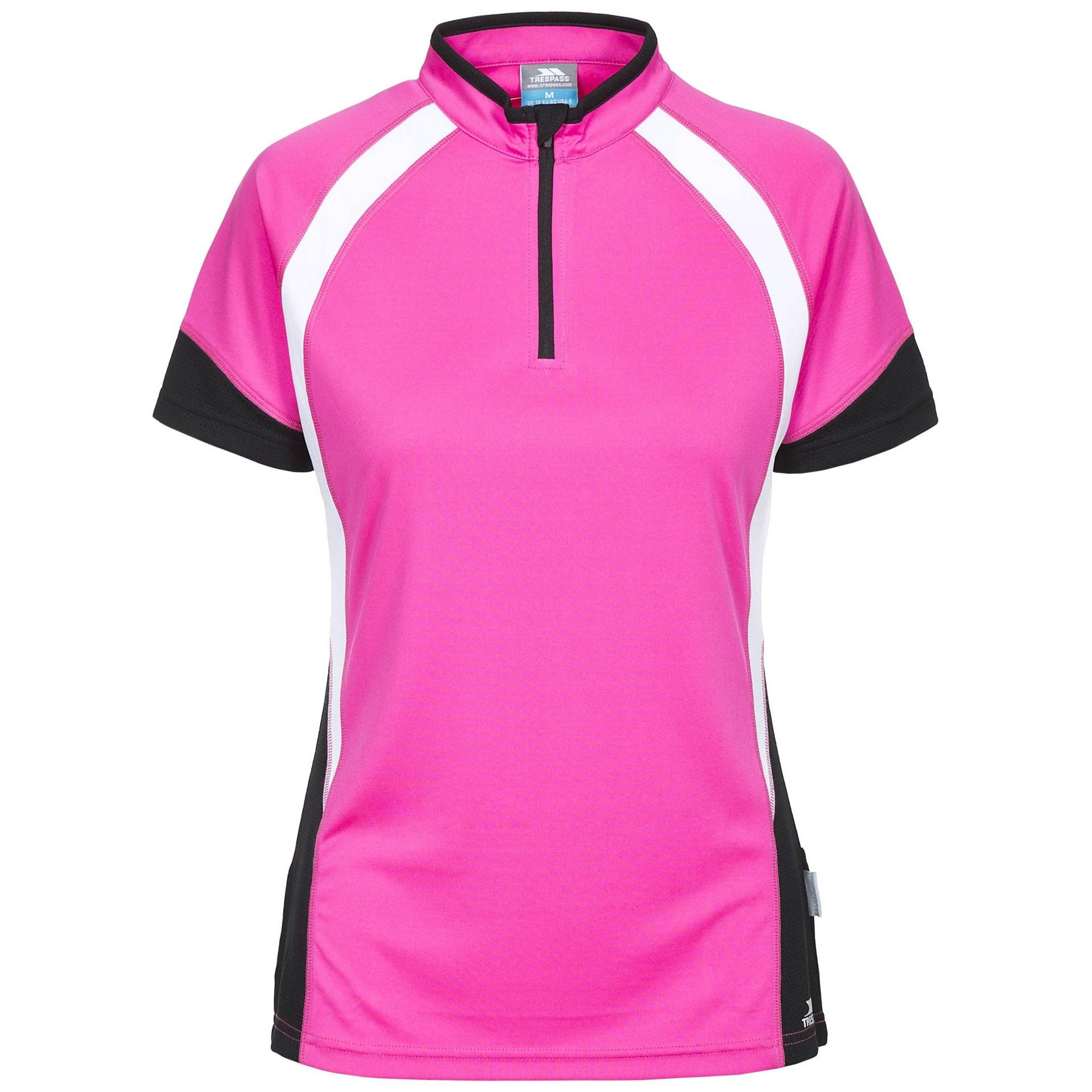 Harpa Kurzarm Cycling Top Damen Pink XXS von Trespass