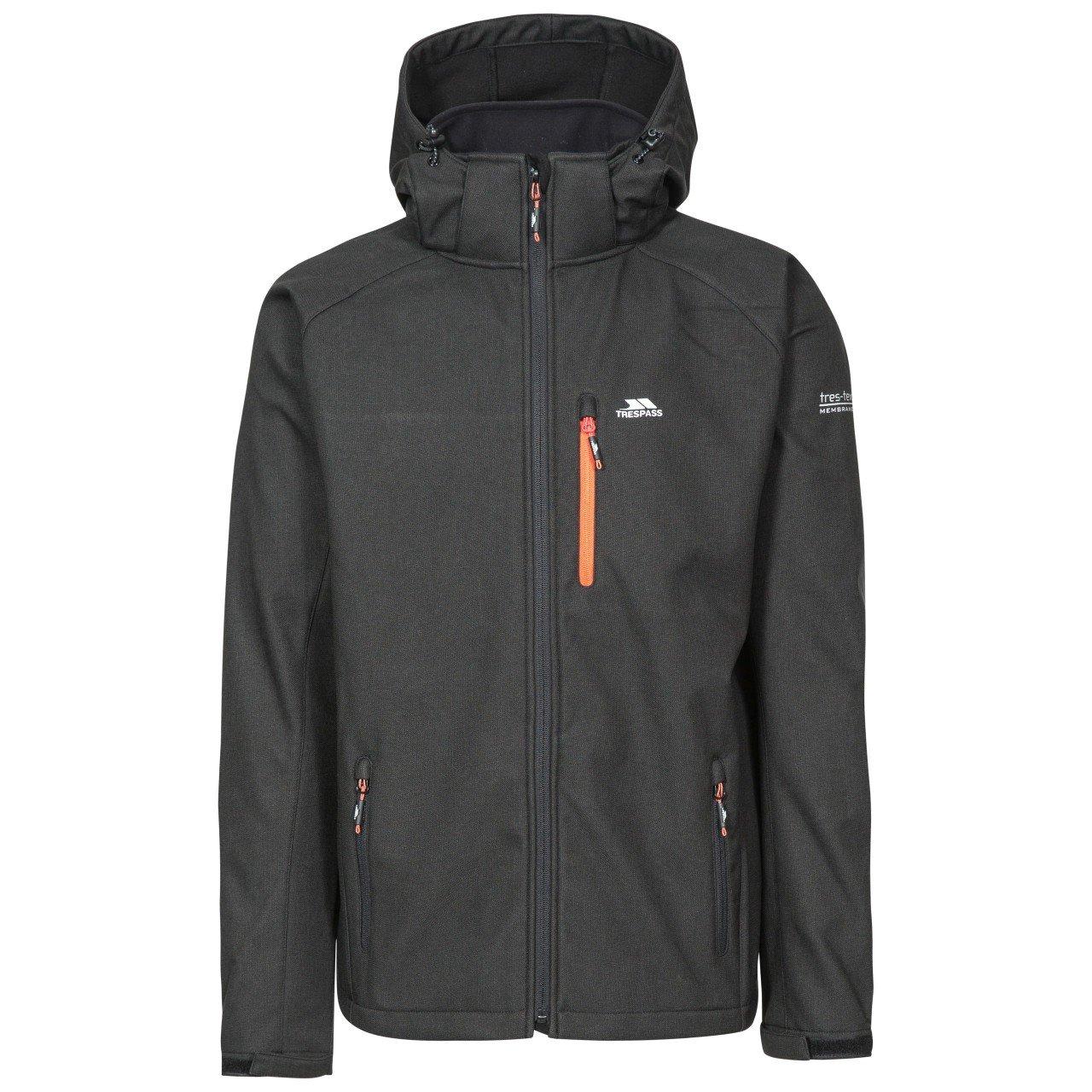 Softshelljacke Desmond Tp75 Herren Schwarz XXS von Trespass