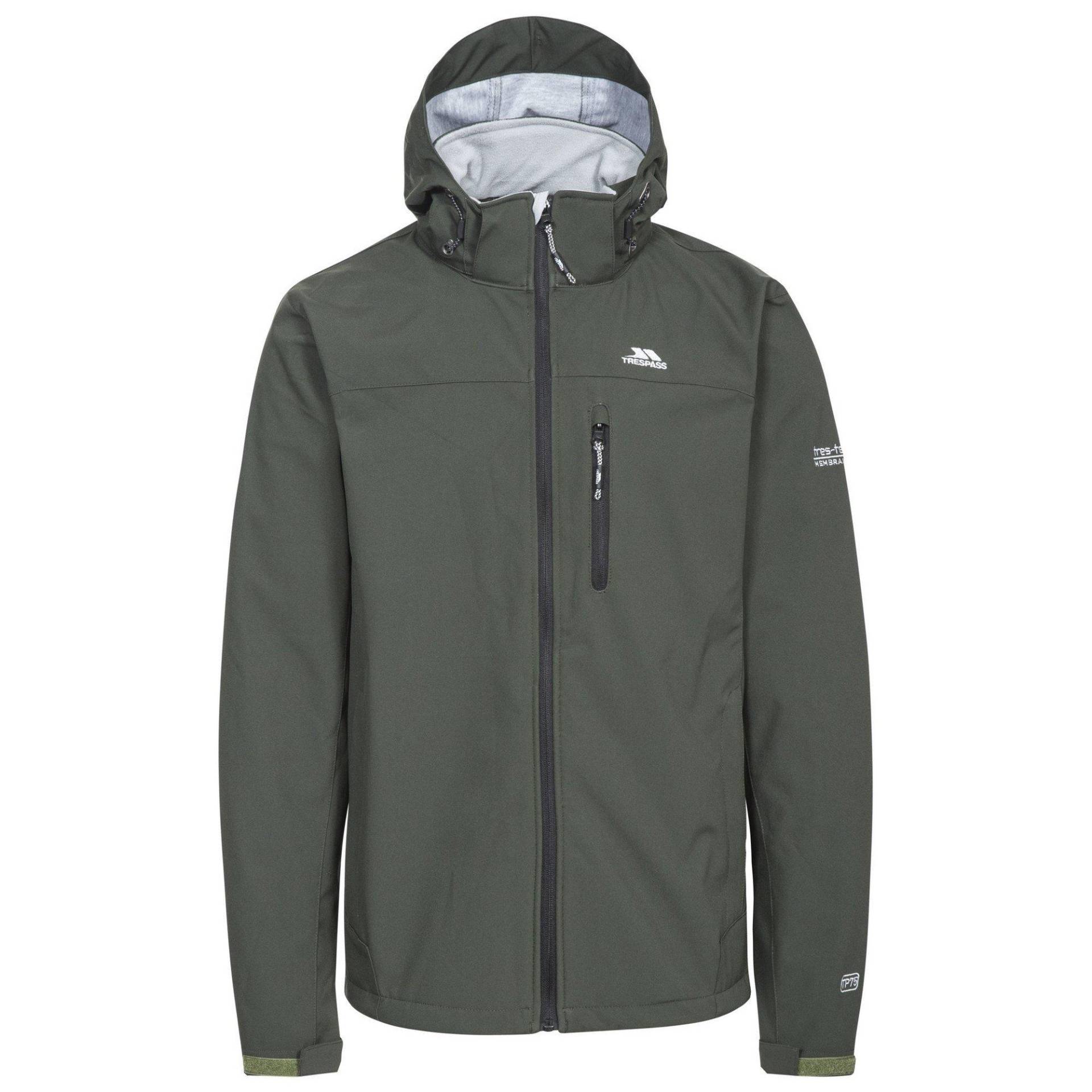 Stanford Softshelljacke Herren Olivegrün XXS von Trespass