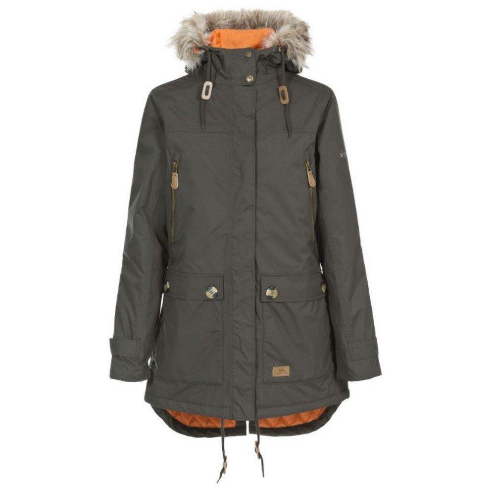 Parka Clea Wasserfest, Wattiert Damen Khaki XXS von Trespass