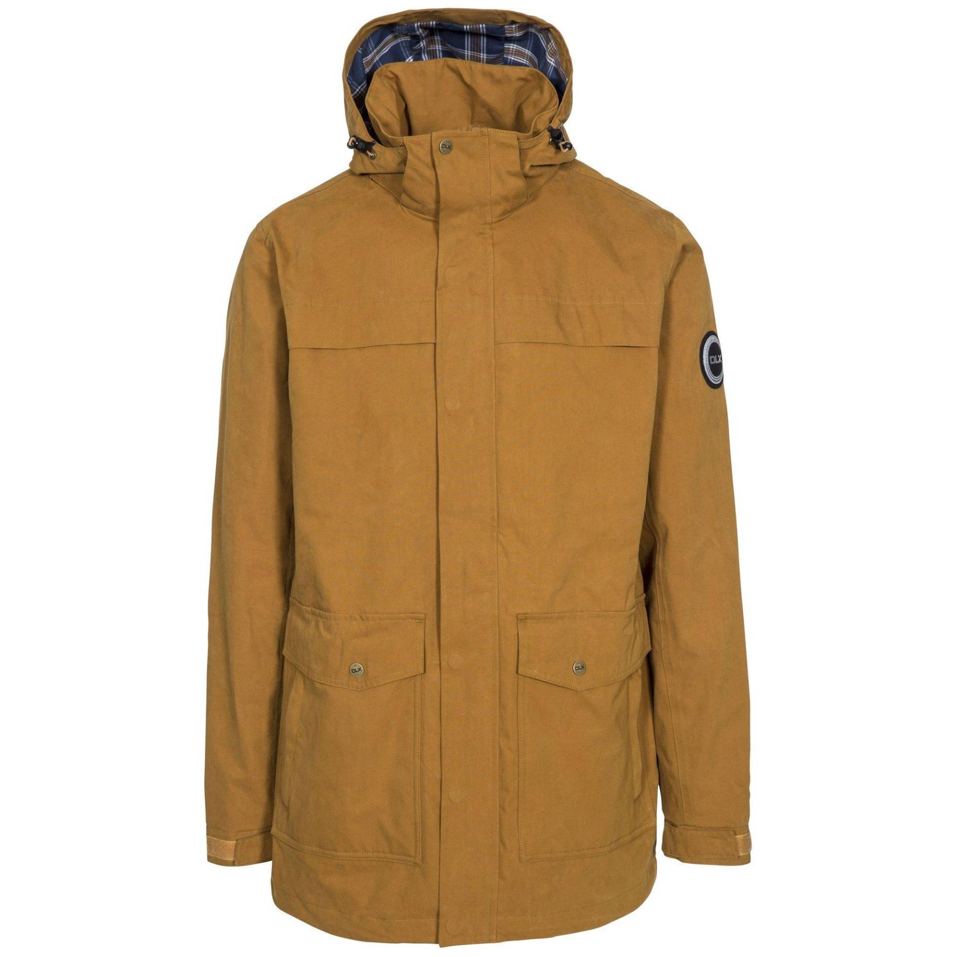 Jacke Rowland Mit Kapuze, Wasserfest Herren Gold XXS von Trespass