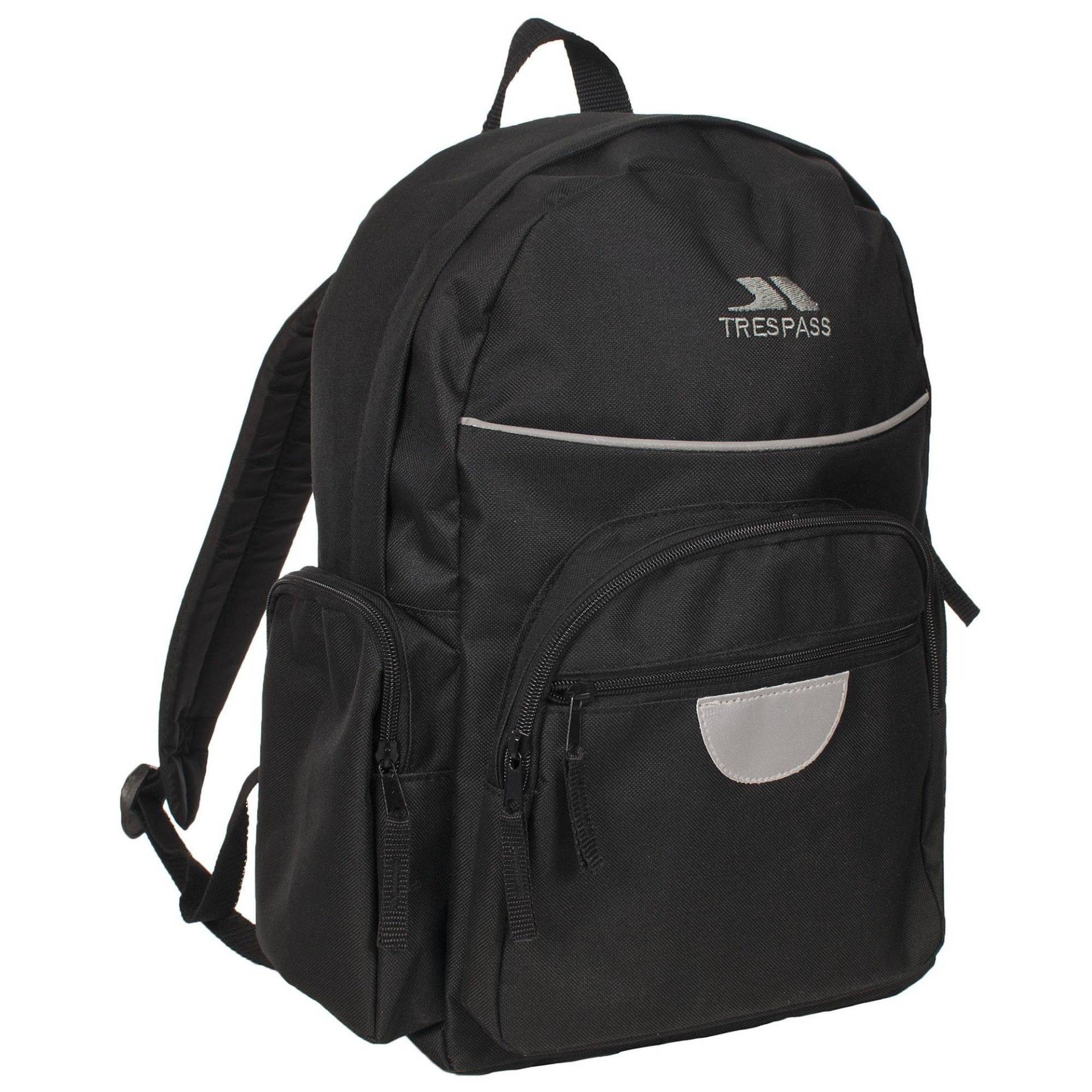 Swagger Schul Rucksack 16 Liter Mädchen Schwarz ONE SIZE von Trespass