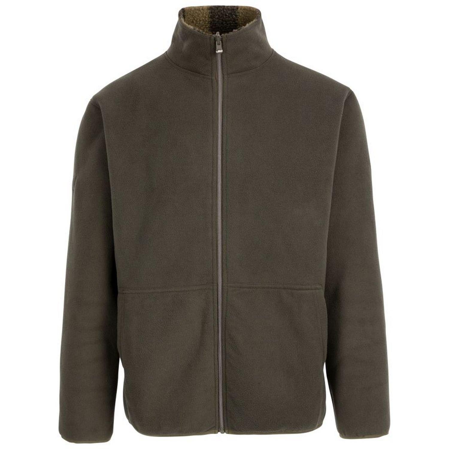 Tatsfield Fleecejacke Herren Dunkelgrün M von Trespass