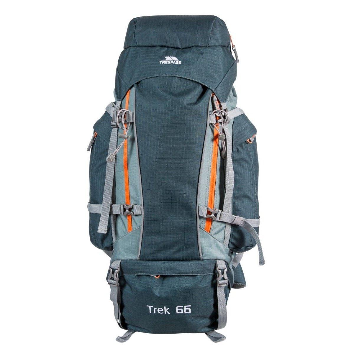 Trek 66 Rucksack 66 Liter Herren Olivegrün ONE SIZE von Trespass