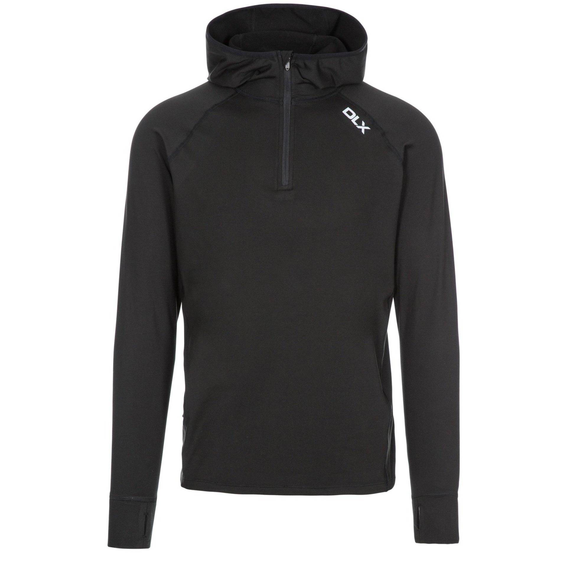 Active Top Robins Fleeceoberteil Mit Kapuze Herren Schwarz XS von Trespass