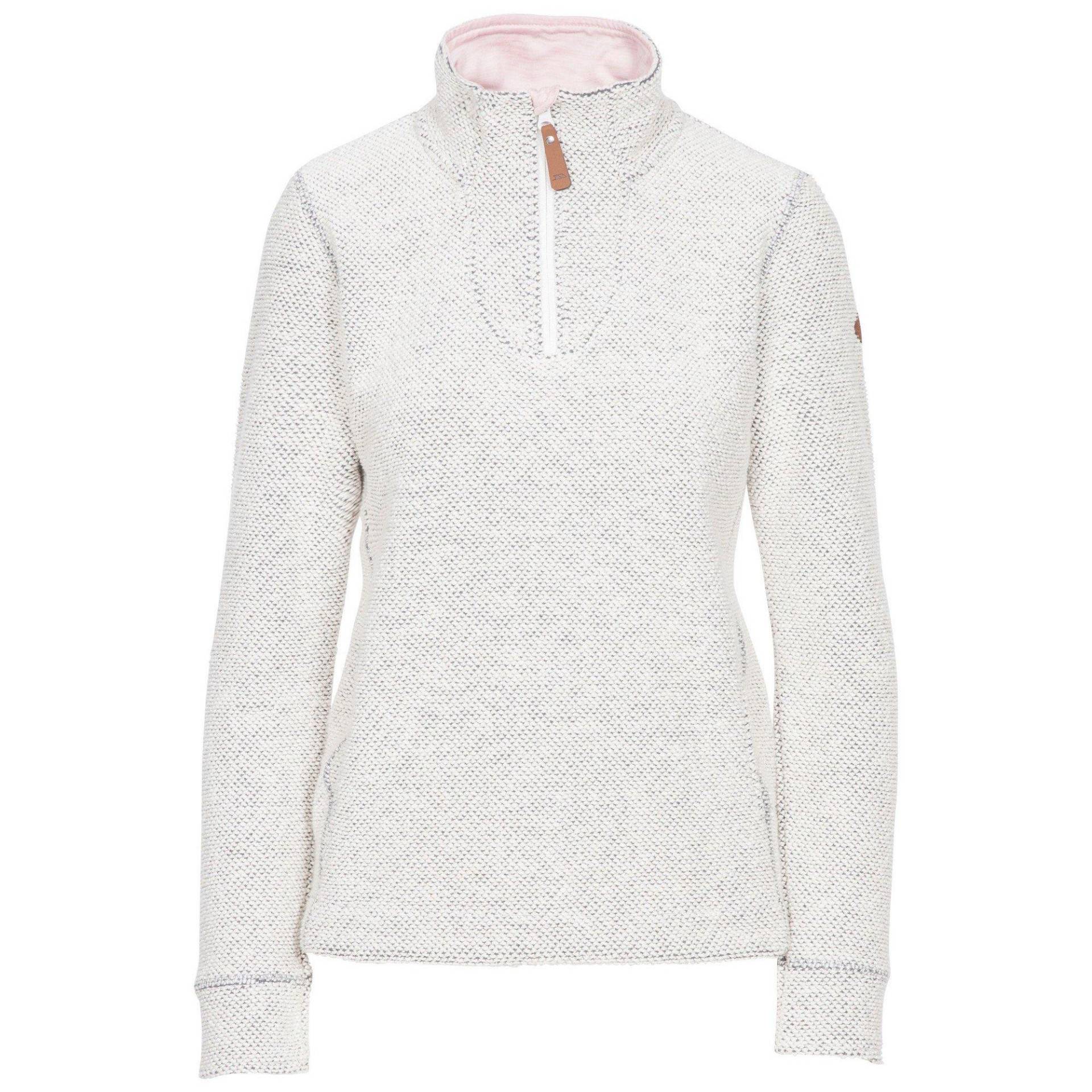 "ronette" Fleece Damen Weiss L von Trespass