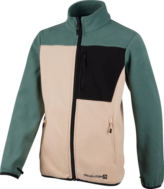 Trevolution Fleecejacke Fleecejacke khaki von Trevolution