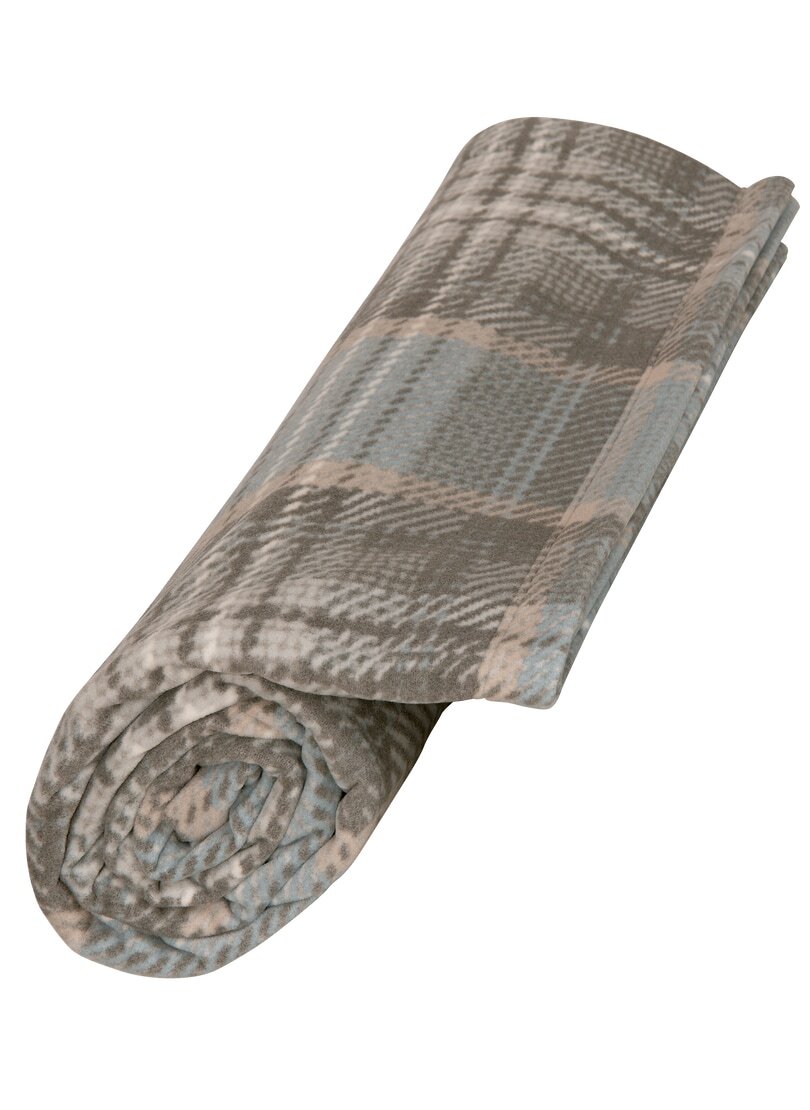 Trigema Tagesdecke »TRIGEMA Fleece-Decke mit Karo-Muster« von Trigema