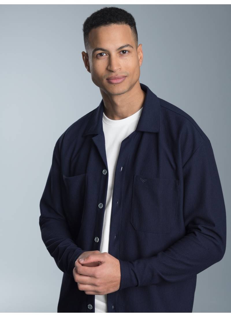Trigema Blusenshirt »TRIGEMA Hemdjacke/Overshirt«, (1 tlg.) von Trigema