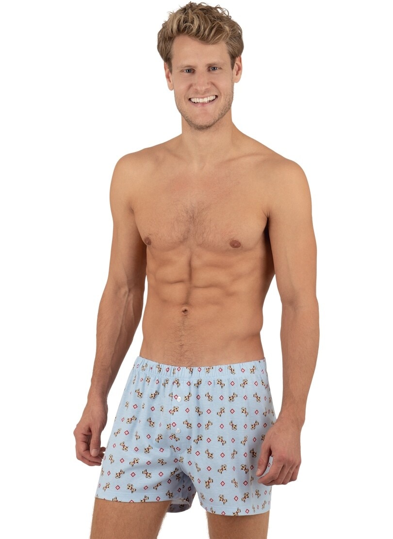 Trigema Boxershorts »TRIGEMA Boxershorts mit lustigem Hunde-Muster«, (1 St.) von Trigema