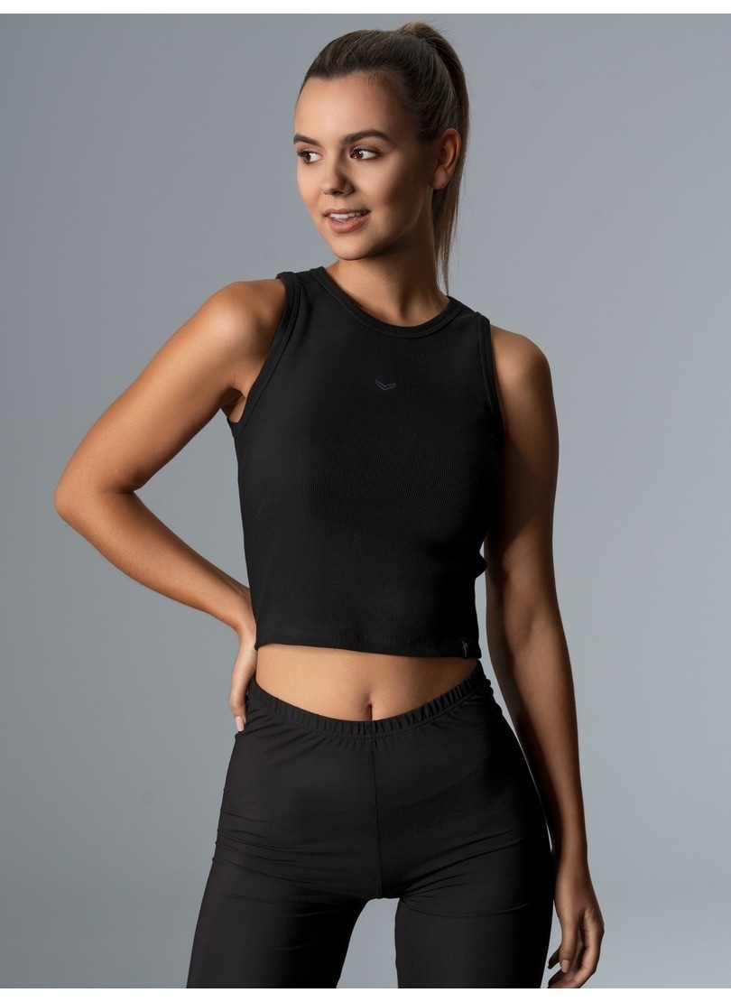 Trigema Crop-Top »TRIGEMA Cropped Top aus elastischem Doppelripp«, (1 tlg.) von Trigema