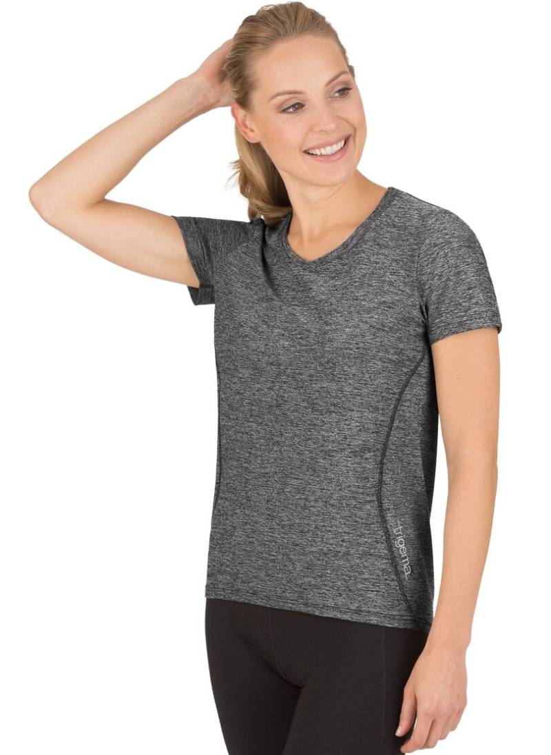 Trigema T-Shirt »TRIGEMA Sportshirt in Melange-Optik«, (1 tlg.) von Trigema