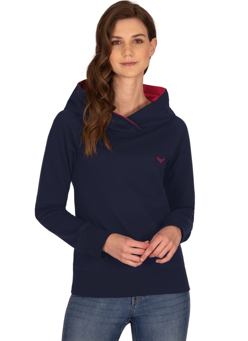 Trigema Sweatshirt »TRIGEMA Modischer Hoodie aus Biobaumwolle (kbA)« von Trigema