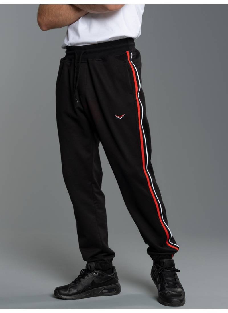 Trigema Jerseyhose »TRIGEMA Jogginghose mit kontrastfarbigen Seitenstreifen«, (1 tlg.) von Trigema