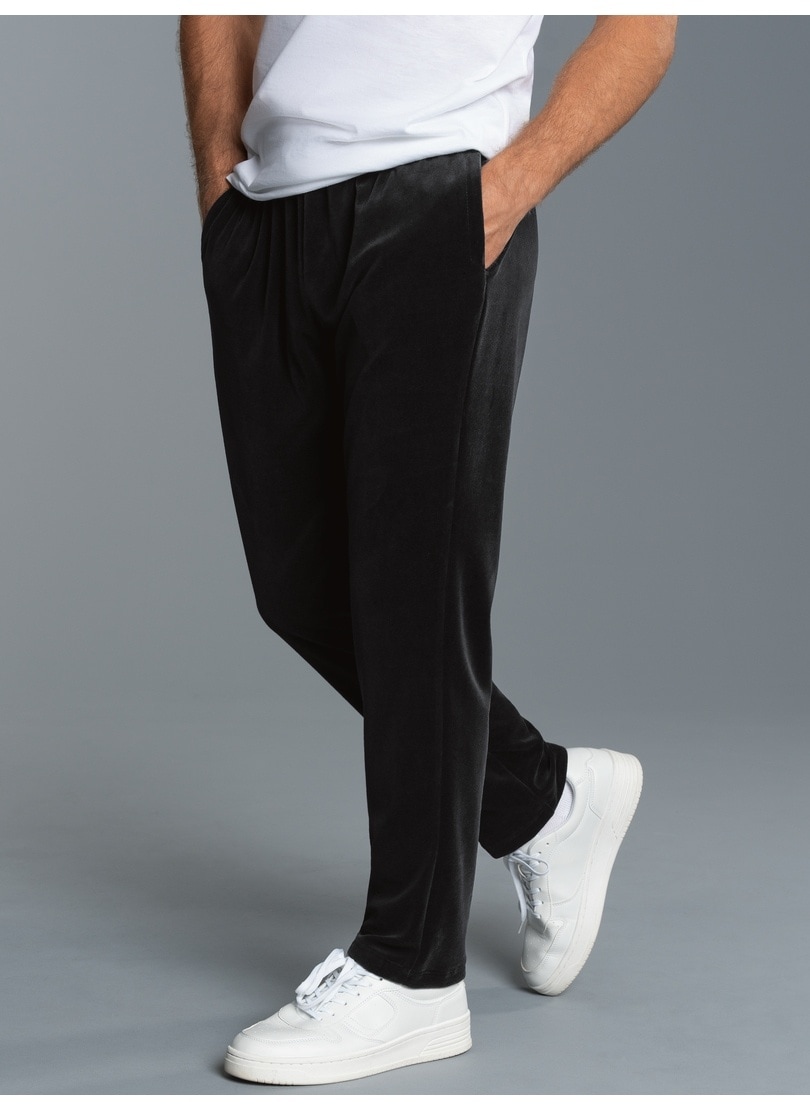 Trigema Jerseyhose »TRIGEMA Nicki Hose mit praktischen Eingrifftaschen«, (1 tlg.) von Trigema