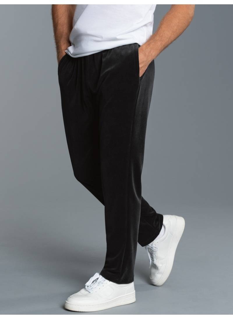 Trigema Jerseyhose »TRIGEMA Nicki Hose mit praktischen Eingrifftaschen«, (1 tlg.) von Trigema