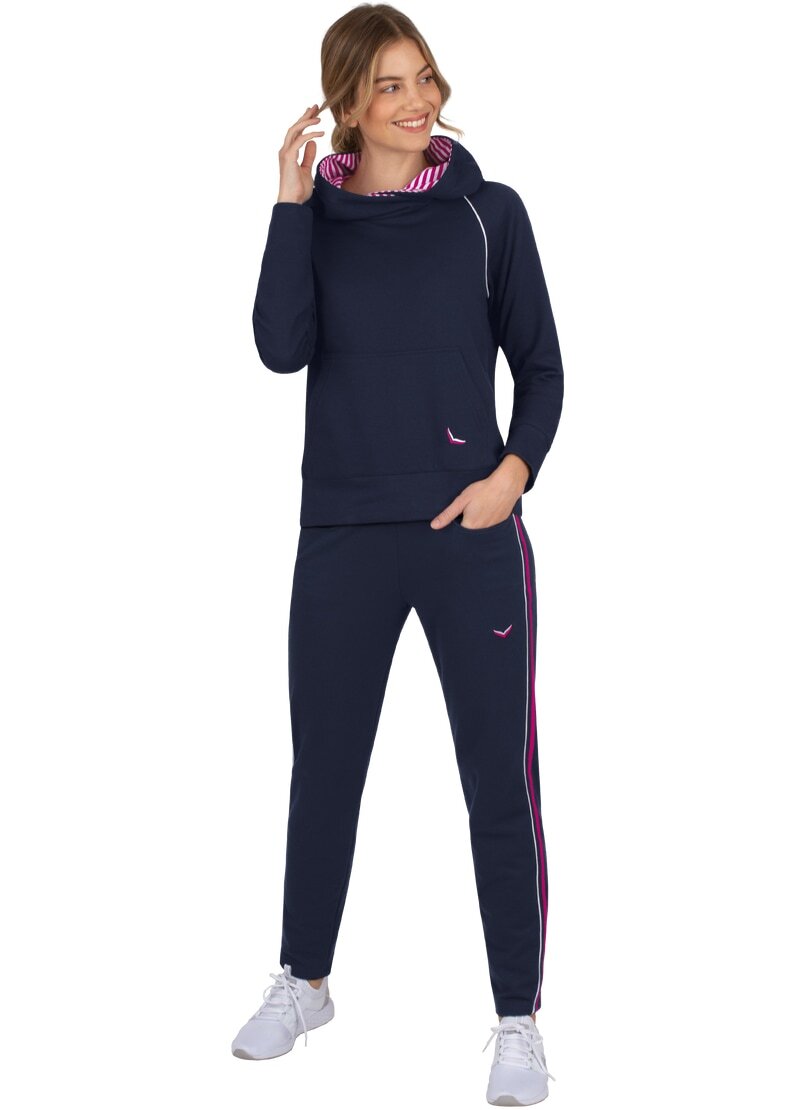 Trigema Sweatshirt »TRIGEMA Damen Jogginganzug mit Kapuzenshirt« von Trigema