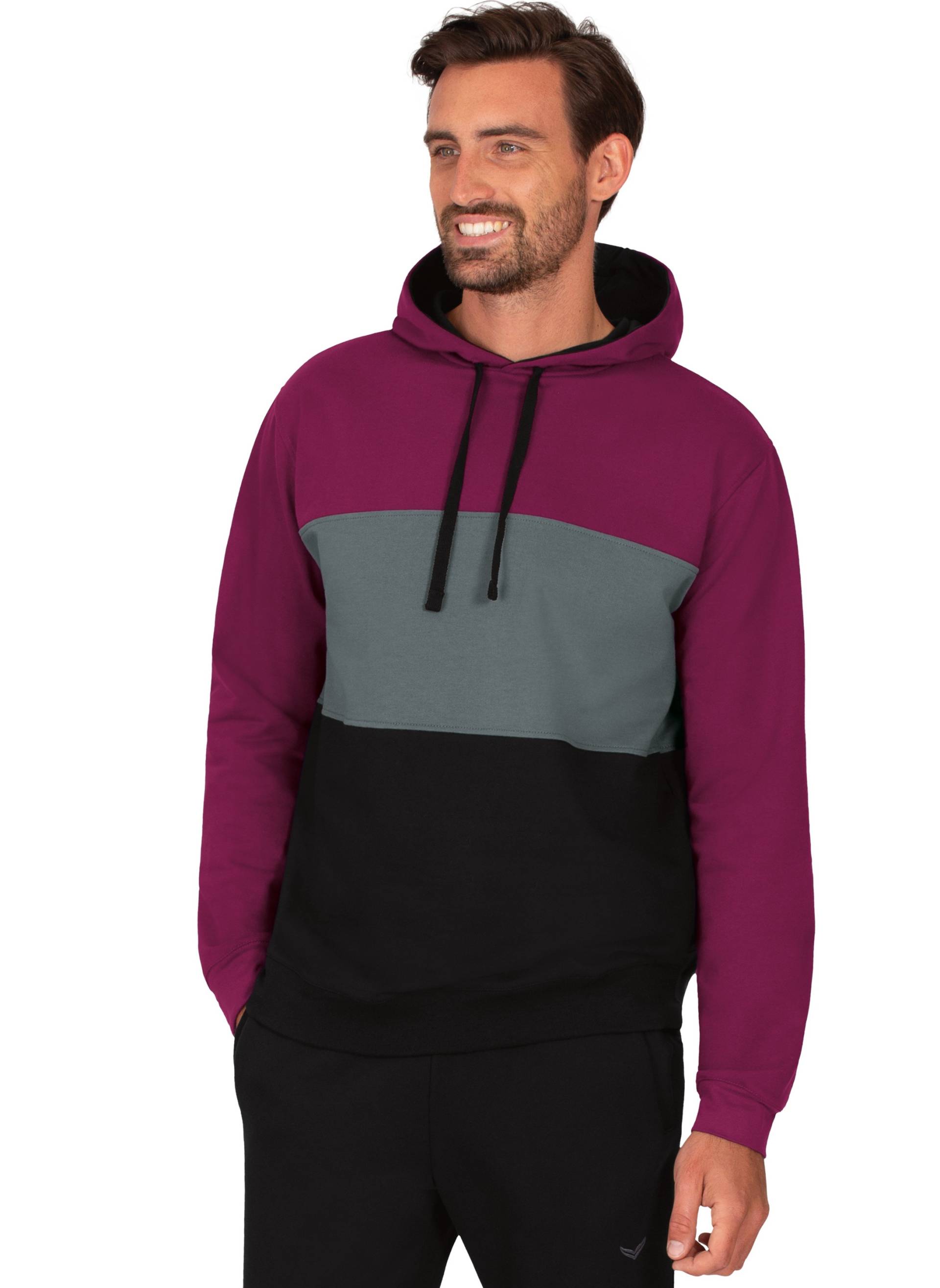 Trigema Kapuzenpullover »TRIGEMA Dreifarbiger Hoodie in Bio-Qualität« von Trigema