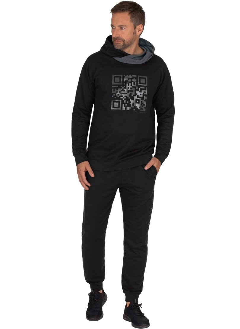 Trigema Sweatshirt »TRIGEMA Homewear Set mit QR-Code-Motiv« von Trigema