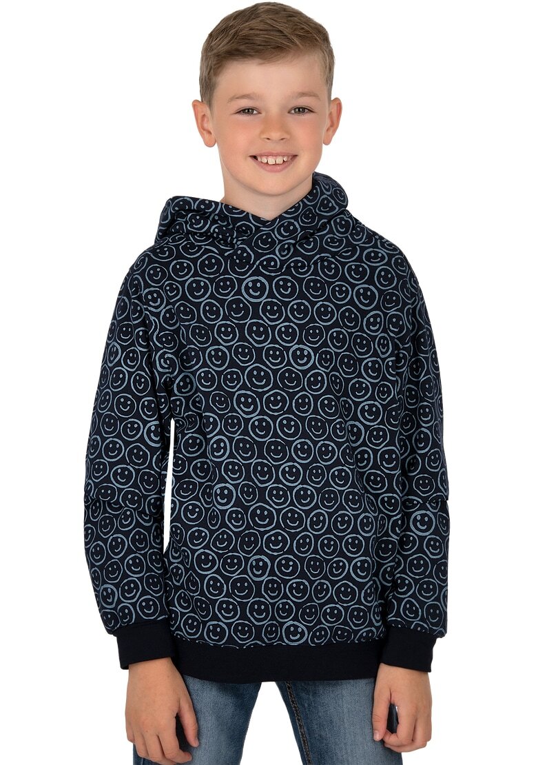 Trigema Kapuzensweatshirt »TRIGEMA Kapuzenpullover mit Allover-Print« von Trigema