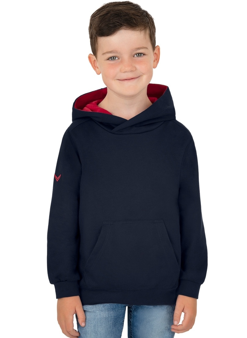 Trigema Sweatshirt »TRIGEMA Kapuzenpullover mit Kängurutasche« von Trigema