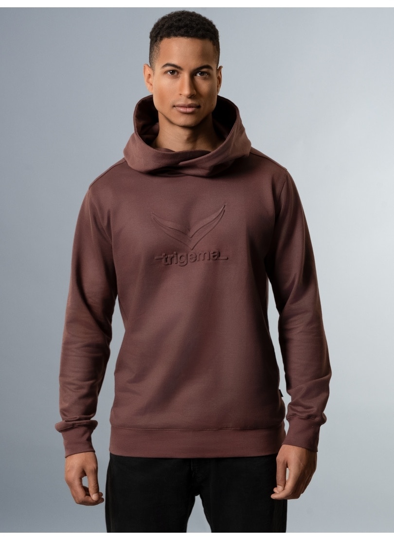 Trigema Kapuzensweatshirt »TRIGEMA Kapuzenpullover mit grossem 3D-Motiv« von Trigema