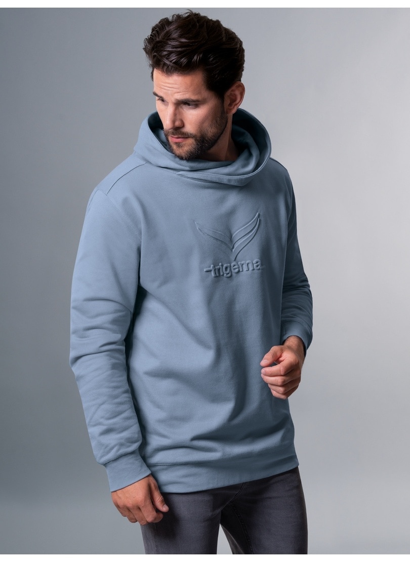 Trigema Kapuzensweatshirt »TRIGEMA Kapuzenpullover mit grossem 3D-Motiv« von Trigema