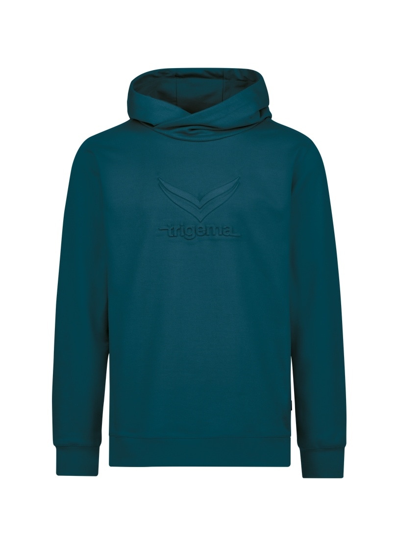 Trigema Kapuzensweatshirt »TRIGEMA Kapuzenpullover mit grossem 3D-Motiv« von Trigema