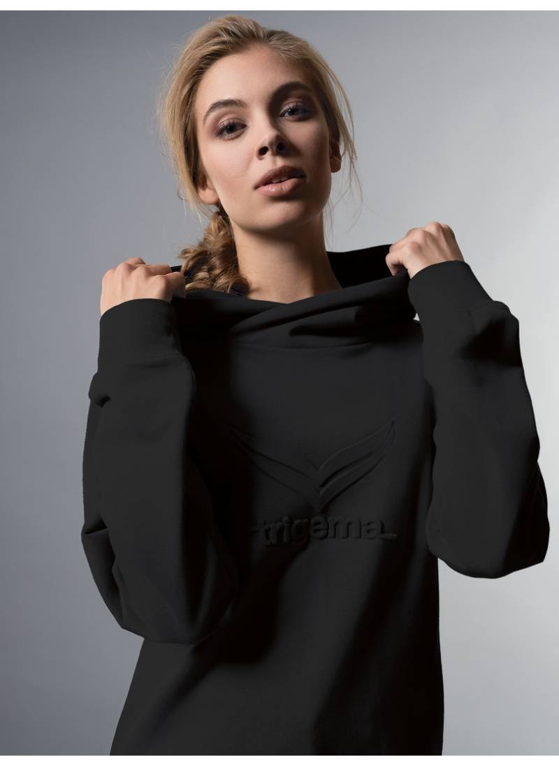 Trigema Kapuzensweatshirt »TRIGEMA Kapuzenpullover mit grossem 3D-Motiv« von Trigema