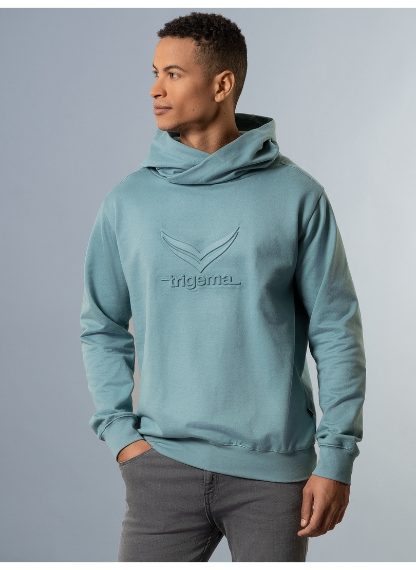 Trigema Kapuzensweatshirt »TRIGEMA Kapuzenpullover mit grossem 3D-Motiv« von Trigema