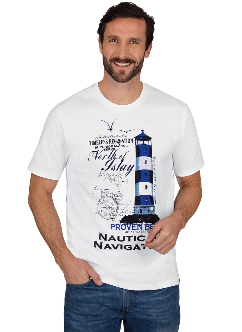 Trigema T-Shirt »TRIGEMA Freizeitshirt mit maritimem Motiv« von Trigema