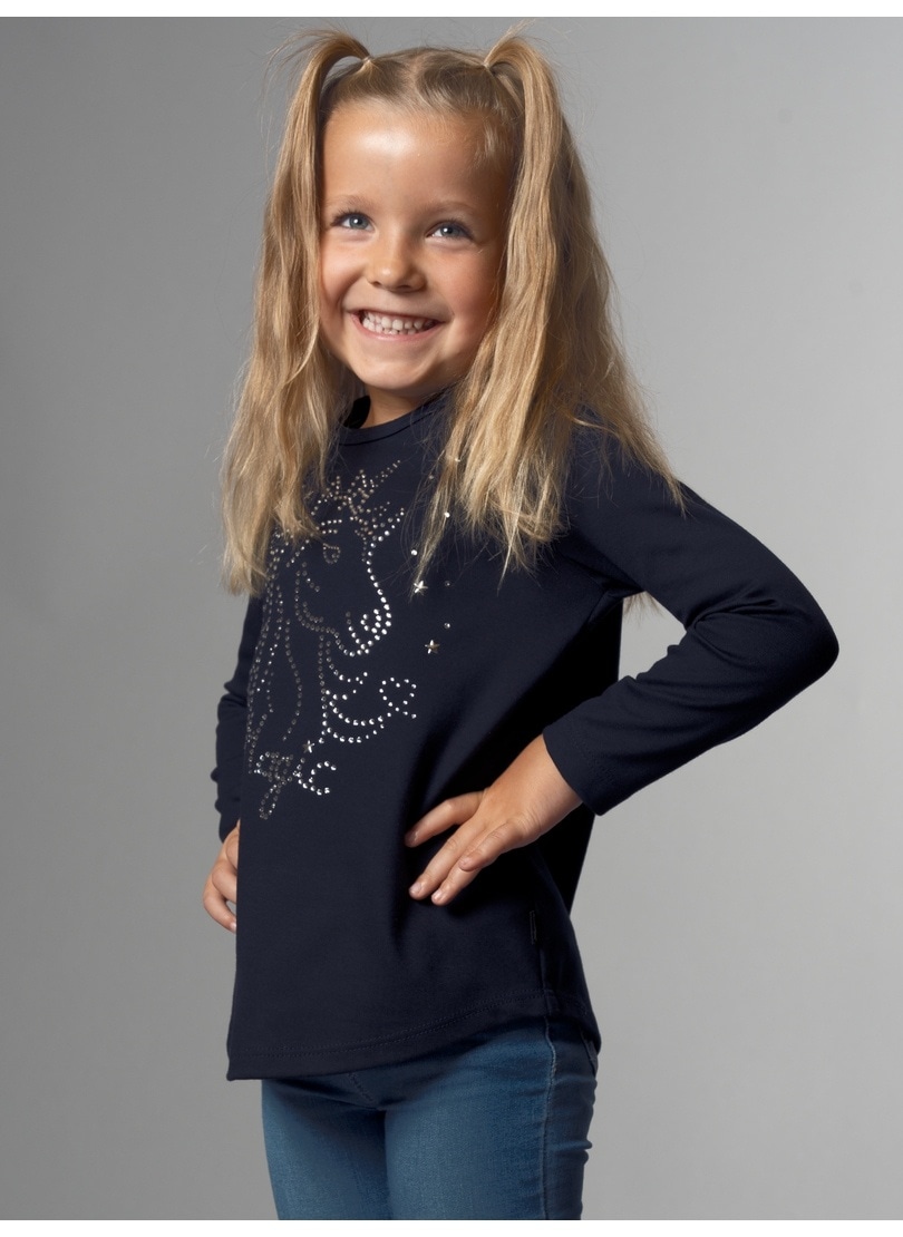 Trigema Longsleeve »TRIGEMA Langarmshirt mit Glitzer-Einhorn«, (1 tlg.) von Trigema