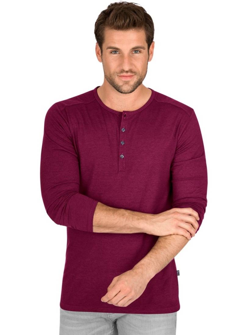 Trigema Longsleeve »TRIGEMA Langarmshirt mit Knopfleiste«, (1 tlg.) von Trigema
