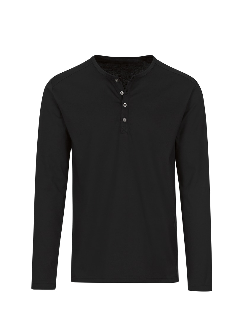 Trigema Longsleeve »TRIGEMA Langarmshirt mit Knopfleiste«, (1 tlg.) von Trigema