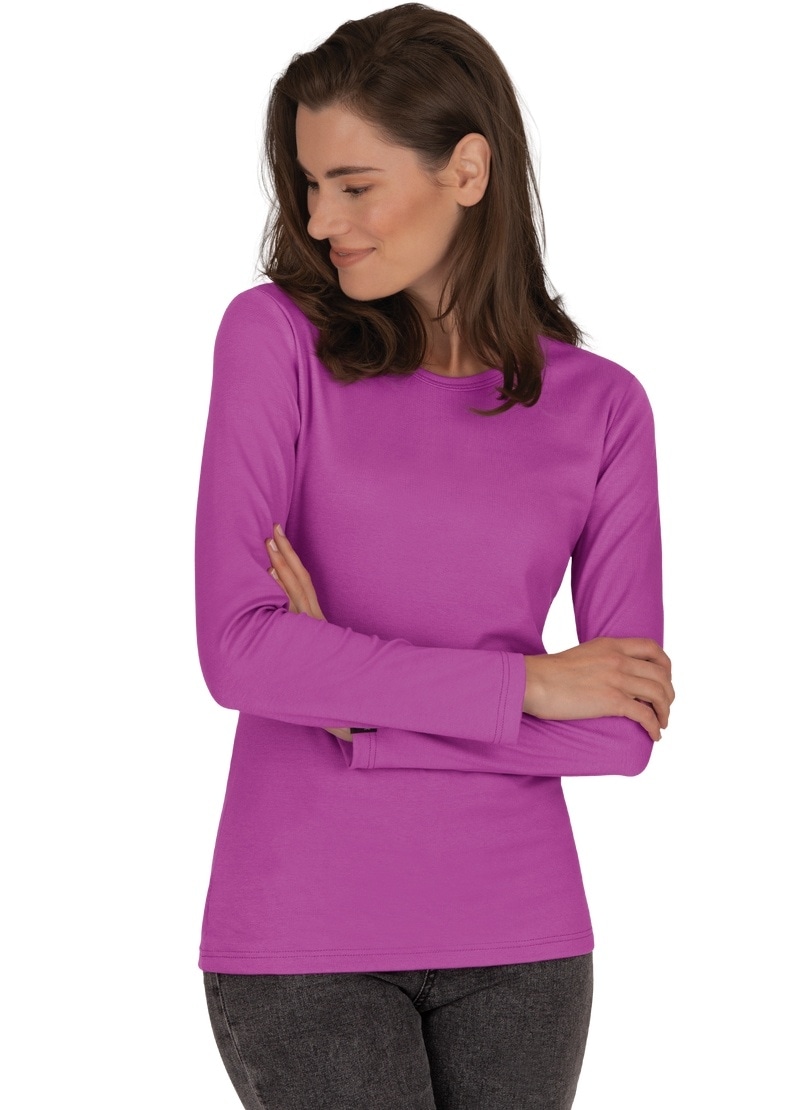 Trigema Longsleeve »TRIGEMA Langarmshirt«, (1 tlg.) von Trigema